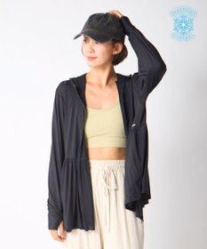 OP／FILA 【Ocean Pacific】スーパーナイロンクール｜接触冷感フレアシルエットラッシュガード