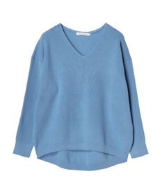 AMERICAN HOLIC Ｖネック片畦ニットプルオーバー