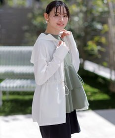 ANY SIS 【撥水・UVカット・洗える】ラッシュガードシリーズ パーカー