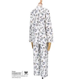 WACOAL ワコール_リラックス＆スリープ パジャマ 長袖 長ズボン 綿100%(本体) PEANUTS スヌーピー レディース FDX553 /ワコール