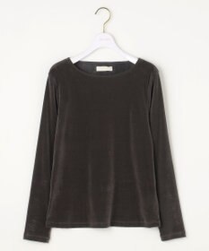 ANY SIS S 【洗える】チュールベロア プルオーバー