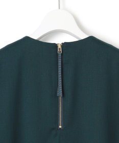 23区 L 【洗える】メリノウールサテン ワンピース