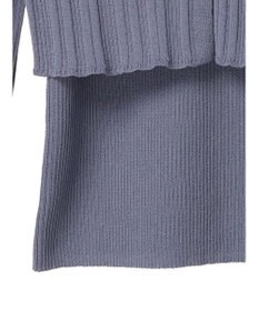 earth music&ecology ＳＥＴ２点ショートカーディガン＋レイヤードタンク