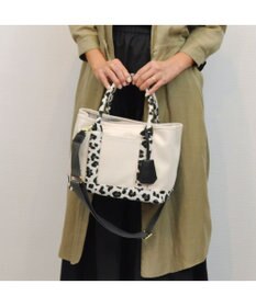 UNBILLION cachecache ショルダー付きパーテーションキャンバストート