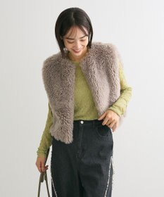 Green Parks ・ＥＬＥＮＣＡＲＥ　ＤＵＥ　シープファーショートベスト