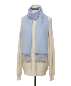 MOONBAT 【洗えるカシミヤ】FURLA カシミヤ100%無地マフラー／幅30cm