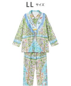 tsumori chisato SLEEP ツモリチサト パジャマ 綿100%(本体) サテン 長袖 長ズボン レディース UDX506/ワコール