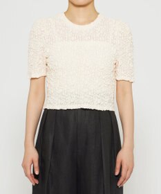 uncrave 【洗濯機洗い可】ストレッチレース トップス （uncrave WHITE）