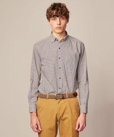 JOSEPH ABBOUD 【キングサイズ・オーガニックコットン使用】コットンプリント シャツ