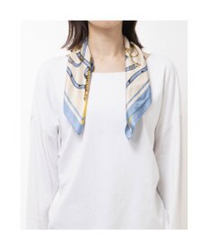 UNBILLION カカトゥ kakatoo / ベルト柄配色シルクスカーフ