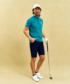 23区GOLF 【MEN】エイトムーブカノコ ストレッチポロシャツ