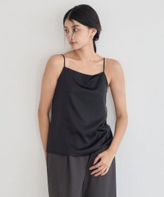 YECCA VECCA ボートネックサテンキャミ