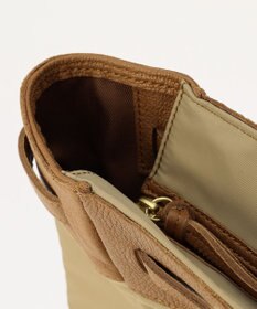 UNBILLION perche ナイロン×ゴートヒネリ金具トートバッグ