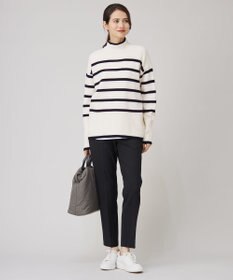 自由区 L 【WEB限定カラーあり・洗える】ウールカシミヤブレンドハイネック ニット