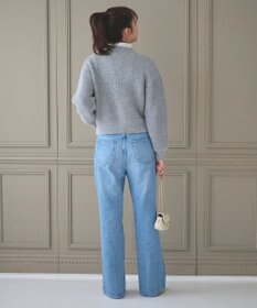 Feroux 【洗える】ラメシャギー カーディガン