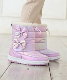 ANY KIDS リボンスノーブーツ