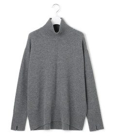 ICB L 【新色追加】ソフトカシミヤミックス ハイネックニット