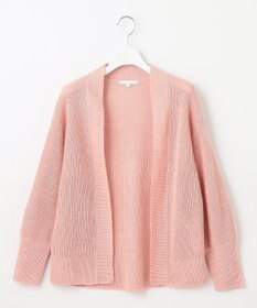 自由区 【WEB限定カラーあり・洗える】リネンミドルゲージニット カーディガン