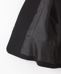 組曲 NOIR 【洗える】ウォッシャブルストレッチバックサテン ジャケット＋ワンピース