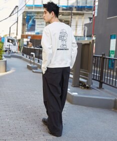 WEGO 【ユニセックス着用ITEM】THEBOYエルボーパッチクルーネックPO