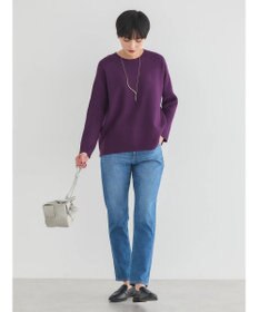 AMERICAN HOLIC バイパチ袖リブラグランニットプルオーバー