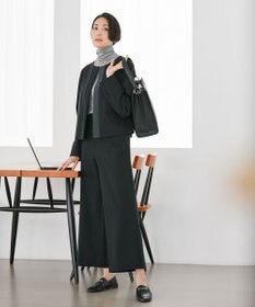 自由区 L 【洗える】カシミヤシルクブレンド タートルネックニット (検索番号:JJ47)