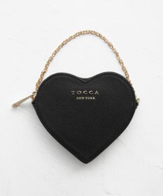 TOCCA 【八木アリサさん着用】WISH IN HEART CHARM POUCH チャームポーチ ブラック系