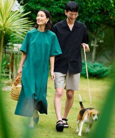 UNFILO 【洗える/軽量】FINE MOVE Aラインワンピース