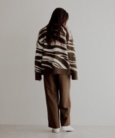 CRAFT STANDARD BOUTIQUE アニマルジャカードニットカーディガン