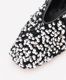 BEIGE， 【一部店舗限定】HENRI EN VARGO / MATHILDE スパンコールメリージェーン