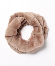 UNBILLION カシュネ cache nez / 畝入りフェイクファースヌード