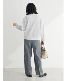 Green Parks カットジョーゼットドットボタンカーディガン