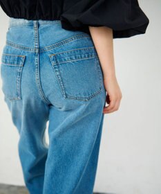 GRACE CONTINENTAL ラップデニムパンツ