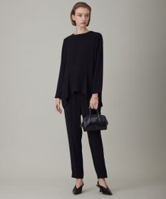 ICB 【洗える】 ライトダブルクロス ドロストパンツ