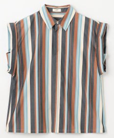 NAVE 【Nave 　洗える】ワイドストライプ ブラウス