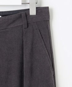 23区 【SLOW/一部店舗限定】ソフトコーデュロイ ワイドパンツ