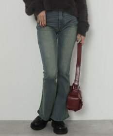 WEGO ストレッチフレアデニムパンツ