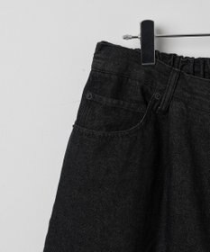 WEGO 【ウエストゴム/手洗い可】デニムバギーショーツ