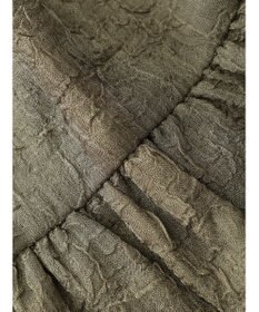 Green Parks ジャガードペプラムＺｉｐベスト