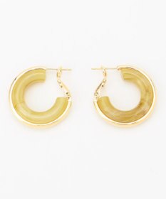 ANY 【WEB限定】マーブルリングピアス（両耳用）