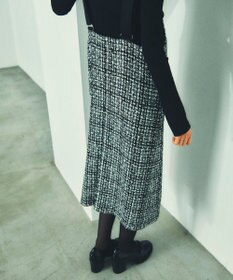 GRACE CONTINENTAL ミディツイードジャンパースカート