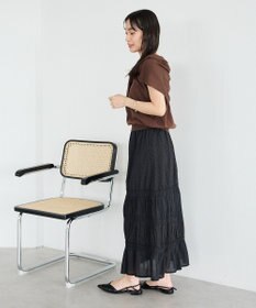 CRAFT STANDARD BOUTIQUE 【2点SET】ストール付きノースリーブニットプルオーバー