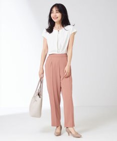 ANY SIS 【吸水速乾・UVケア・接触冷感】コンフォートジャージークリアフレンチスリーブ カットソー