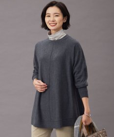 J.PRESS LADIES 【洗える】EASY WOOL チュニック ニット