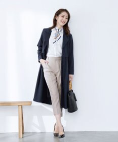 Tiaclasse 【洗える】スリットテーパードパンツ