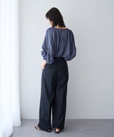 YECCA VECCA ホイップスリーブブラウス