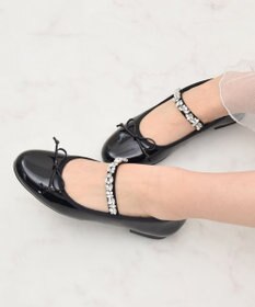 Bridget Birkin 【Bridget Birkin】ビジューストラップバレエシューズ