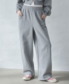 WEGO 【ウエストゴム/XSSMサイズ展開】スウェットワイドパンツ