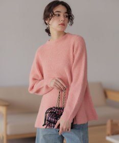 組曲 L へアリーヤーン フレア ニット