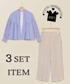 3セット商品/サイズ38【23区】ブラウス春夏×カットソー春夏×パンツ春夏